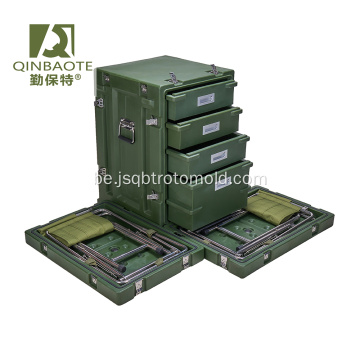 Roto Molded Outdoor Field Desk / Camping Table Field Desk